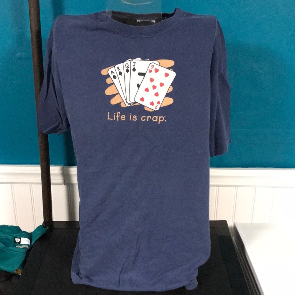 Life is Crap T Shirt Men’s size Large